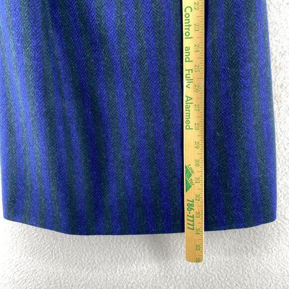 BODEN Dress 2 British Tweed by MOON Sheath Geometric Panel Sleeveless Blue - Picture 13 of 14